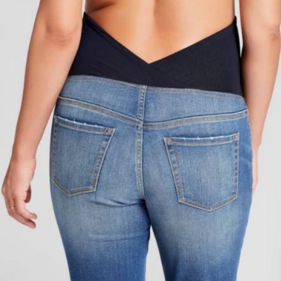 NWT! Isabel Maternity Skinny Crop Jeans - Picture 2 of 4